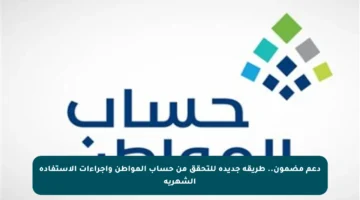 دعم مضمون.. طريقة جديدة للتحقق من حساب المواطن وإجراءات الاستفادة الشهرية